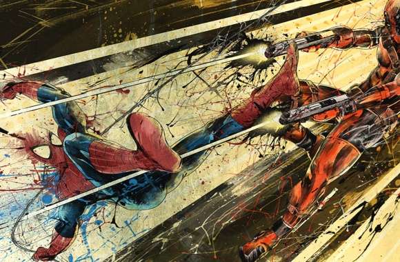 Epic Spiderman vs Deadpool