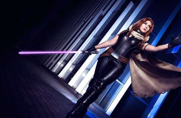 Epic Star Wars Cosplay Stunning of a Force User