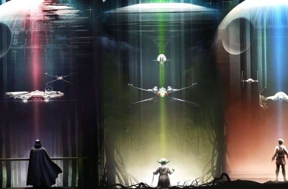 Epic Star Wars Luke, Yoda, Death Star & More