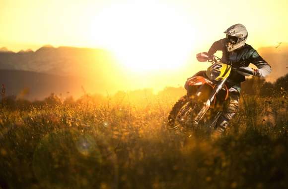 Epic Sunset Motocross -