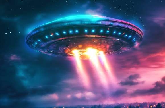 Epic UFO Invasion A Stunning Sci-Fi