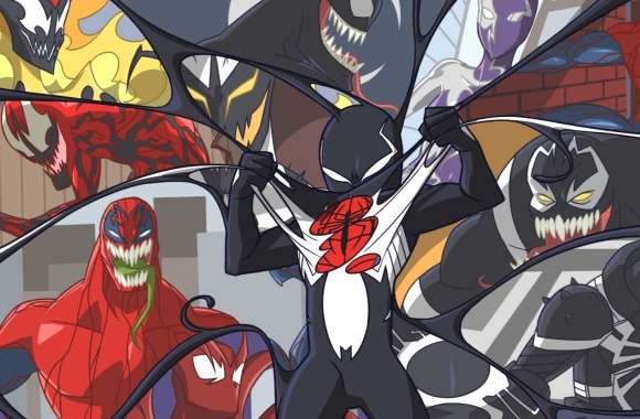 Epic Venom Showcase HD Comic Wallpaper