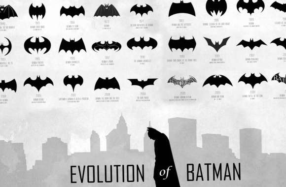 Evolution of the Batman Symbol - wallpapers hd quality