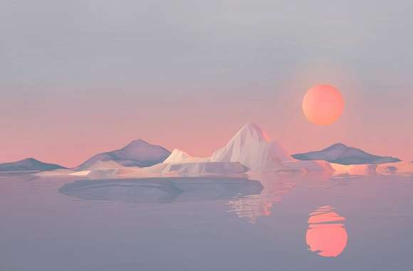 Facet Reflections HD Iceberg Art