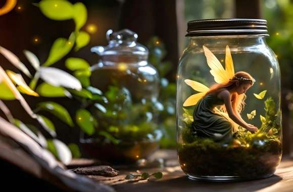 Fairy in a jar