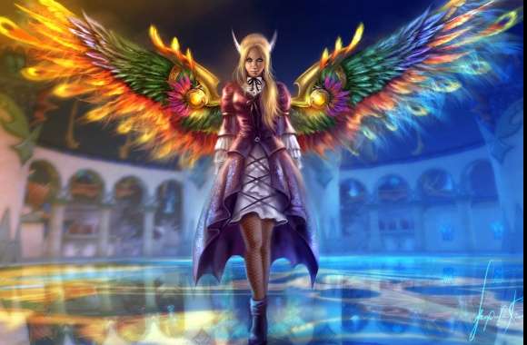 Fantasy Angel Celestial Radiance wallpapers hd quality