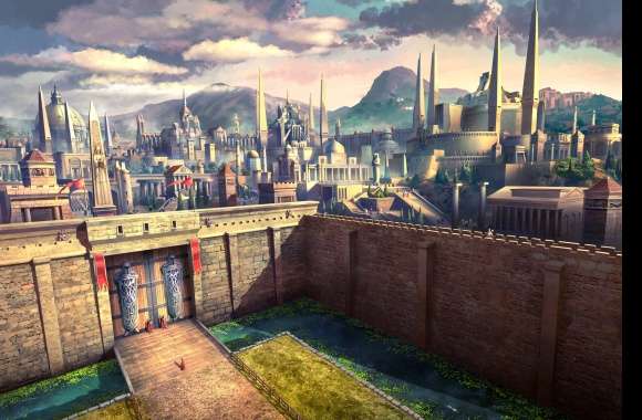 Fantasy City Gate -