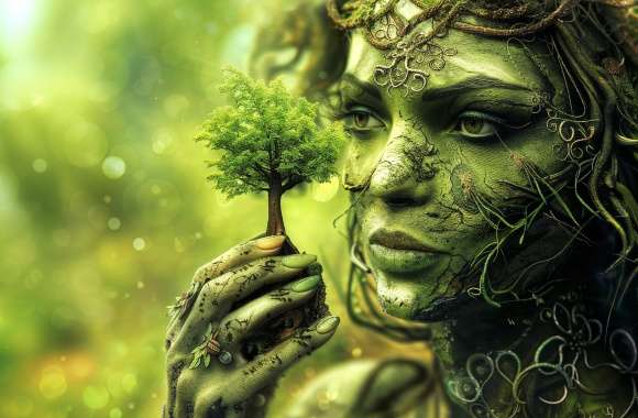 Fantasy Druid Priestess wallpapers hd quality