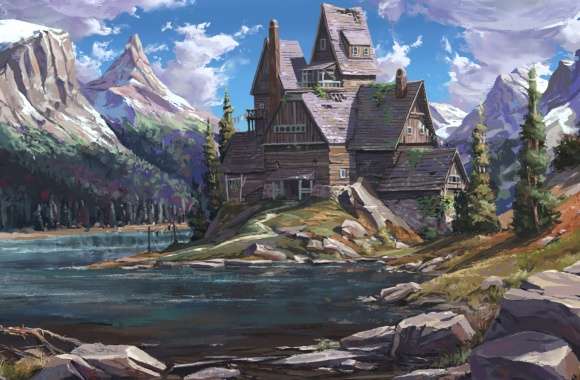 Fantasy Mountain House