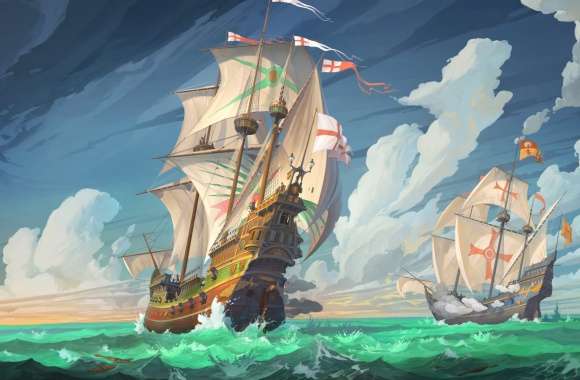 Fantasy Ocean Voyage wallpapers hd quality