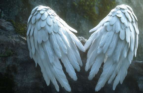 Fantasy of Enchanting Angel Wings