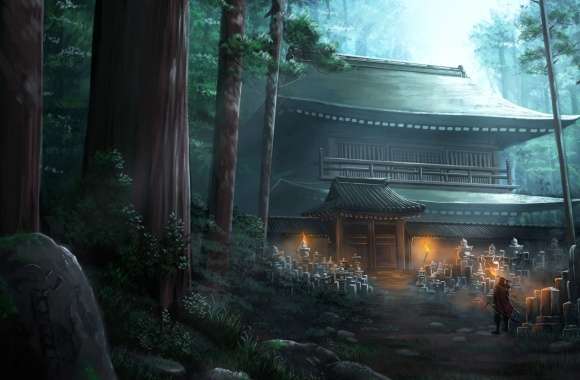 Fantasy Samurai Temple -