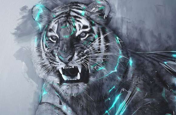 Fantasy Tiger A Majestic Vision