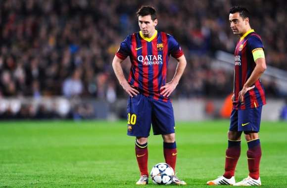 FC Barcelona Legends Messi & Hernandez