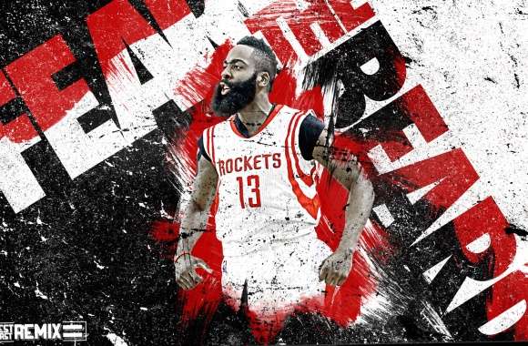 Fear The Beard Themed Wallpaper - HD Basketball Background