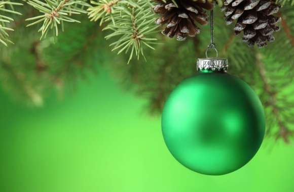 Festive Green Christmas Ornament