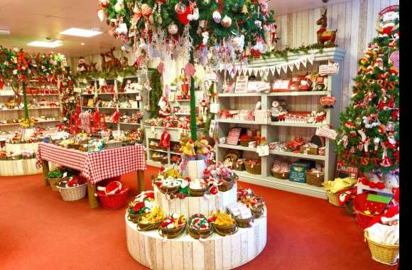 Festive Holiday Shop of Christmas Cheer