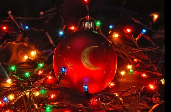 Festive Red Christmas Ornament