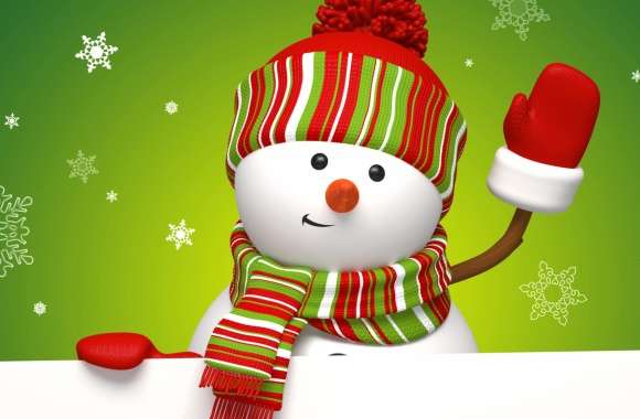 Festive Snowman for a Cheerful Christmas