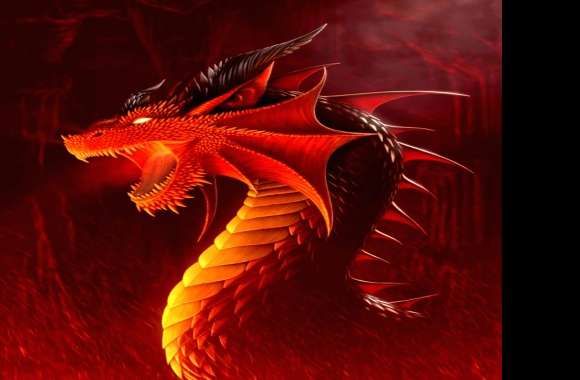 Fiery Dragon Fantasy