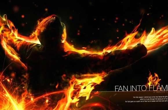 Fiery Faith HD Christian Wallpaper