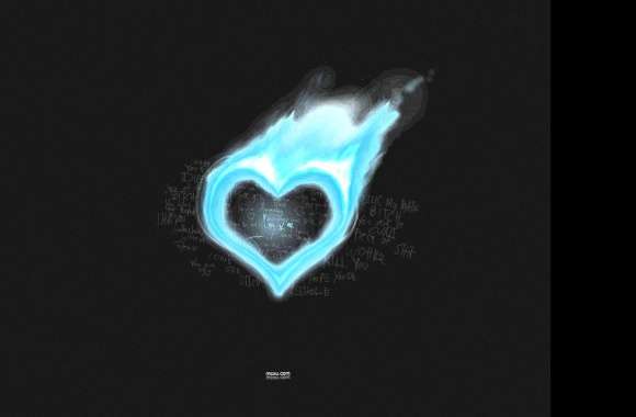 Fiery Heart - Artistic wallpapers hd quality