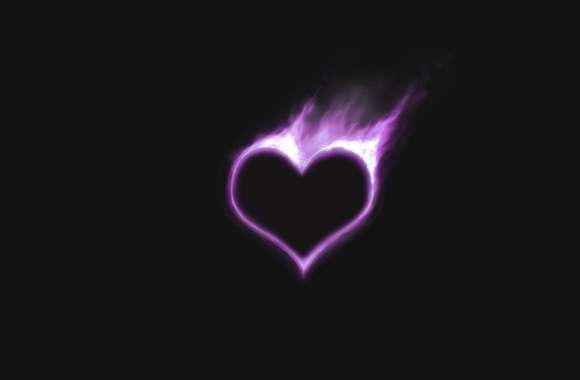 Flaming Heart Art wallpapers hd quality