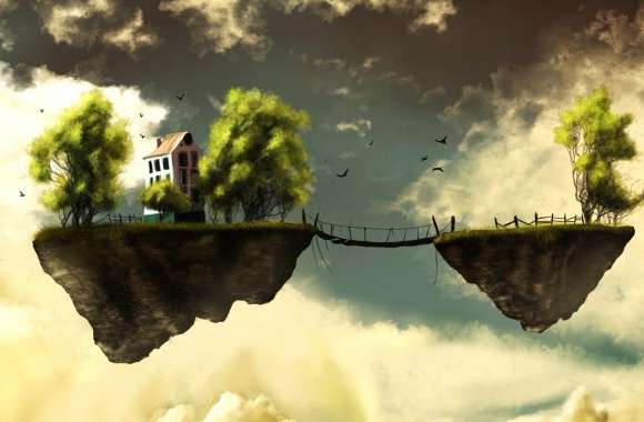 Floating Island An Artistic of Earthly Dreams