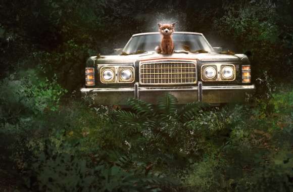 Forest Fox Car - Fantasy wallpapers hd quality