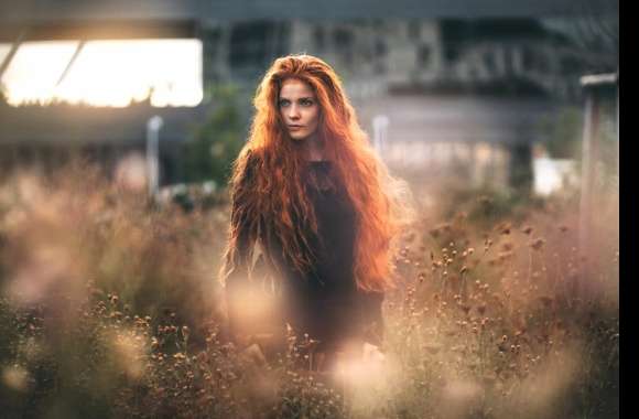 Freckled Redhead Beauty