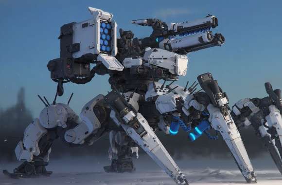 Frostbound Mech Sci-Fi