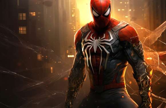 Futuristic And Epic Spider Man Wallpaper