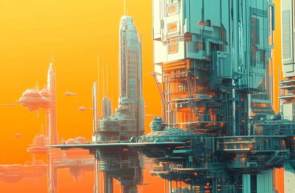 Futuristic Cityscape A Sci-Fi Vision wallpapers hd quality