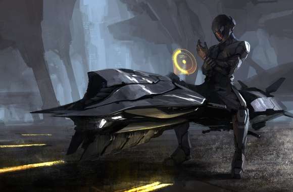 Futuristic Hover Bike - Sci Fi wallpapers hd quality