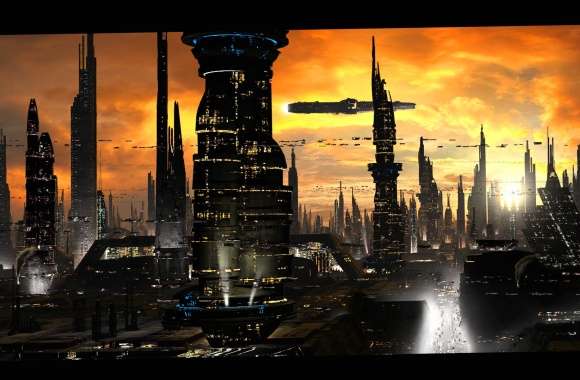 Futuristic Sci-Fi City Stunning