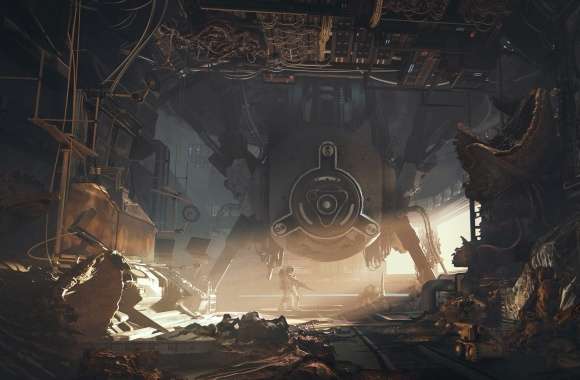 Futuristic Sci-Fi Interior wallpapers hd quality
