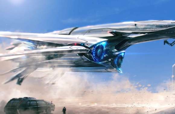 Galactic Explorer Sci-Fi Spaceship wallpapers hd quality