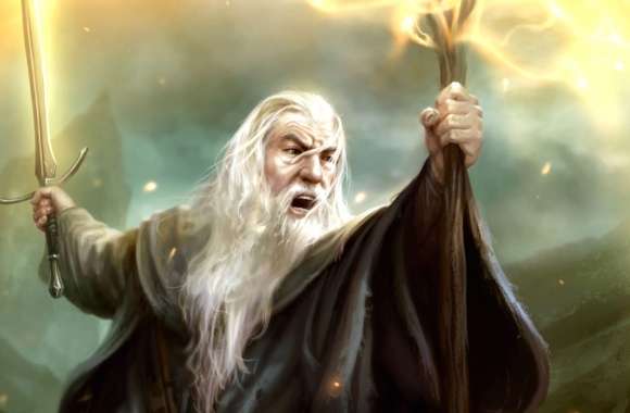 Gandalf Fantasy Painting wallpapers hd quality