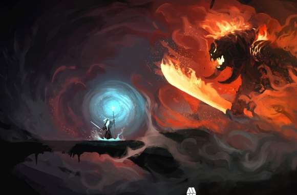 Gandalf vs Balrog