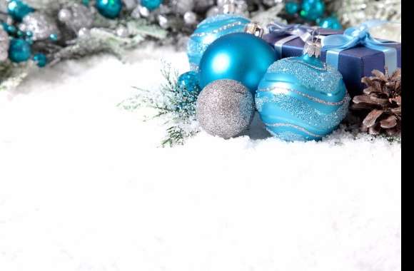 Gift Christmas Ornaments Bauble Snow Holiday Christmas wallpapers hd quality