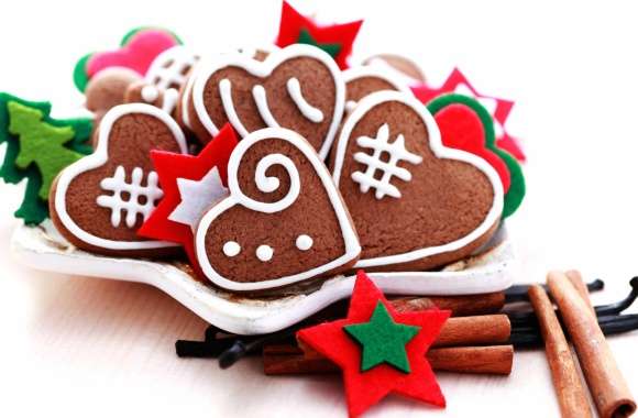 Gingerbread Cookie Cinnamon Holiday Christmas