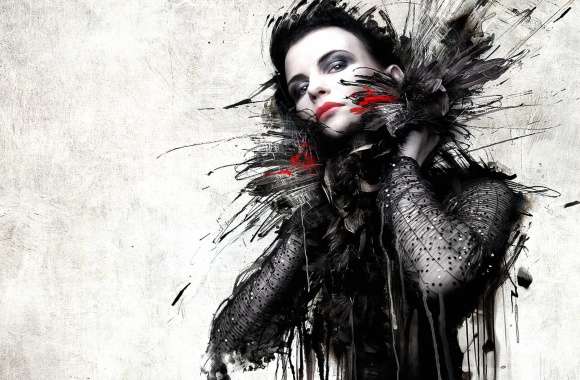 Gothic Elegance Artistic of a Woman wallpapers hd quality