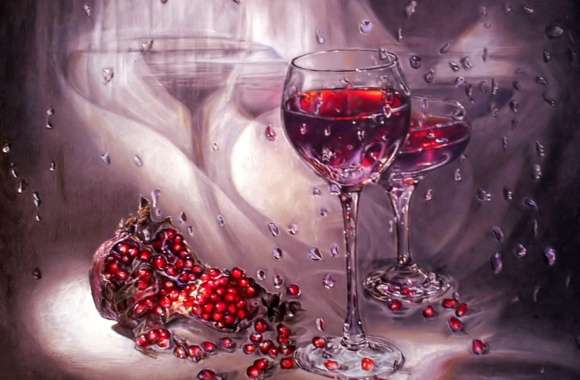 Gothic Pomegranate Delight - wallpapers hd quality