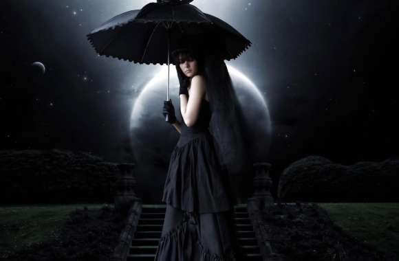 Gothic Umbrella Embrace the Dark wallpapers hd quality