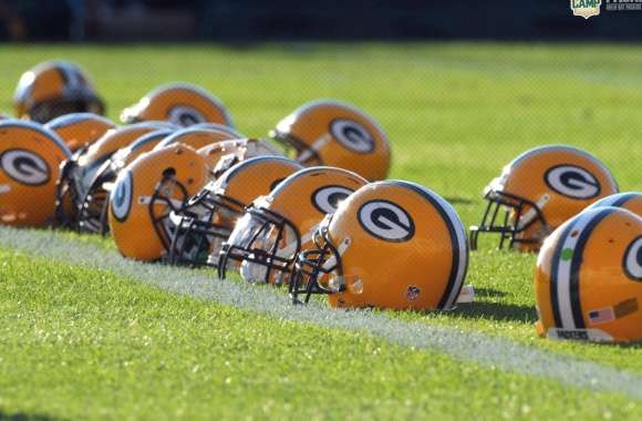 Green Bay Packers - Helmets on the Field