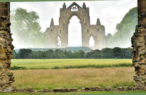 Guisborough Priory - The Arch View wallpapers hd quality