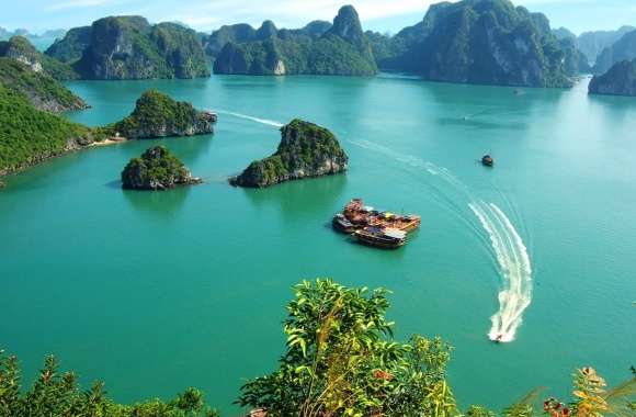 Ha Long Bay Turquoise Serenity - wallpapers hd quality