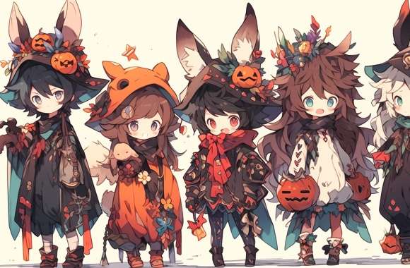 Halloween Anime Characters