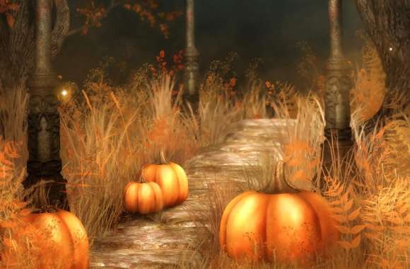 Halloween Pathway wallpapers hd quality