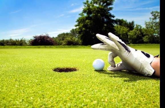 Hand Glove Golf Ball Golf Sports